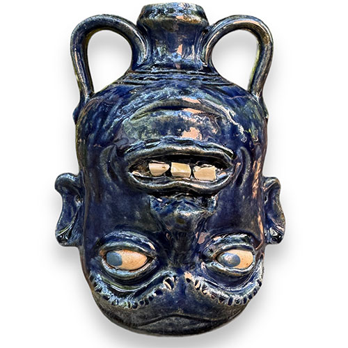 Clint Alderman 7" Upside Down Face Jug DP4280